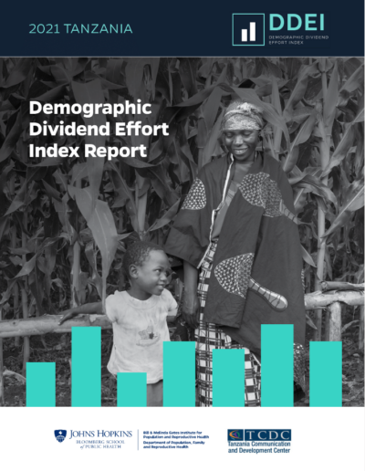 Rapport sur l'indice d'effort du dividende démographique - Tanzanie 2021