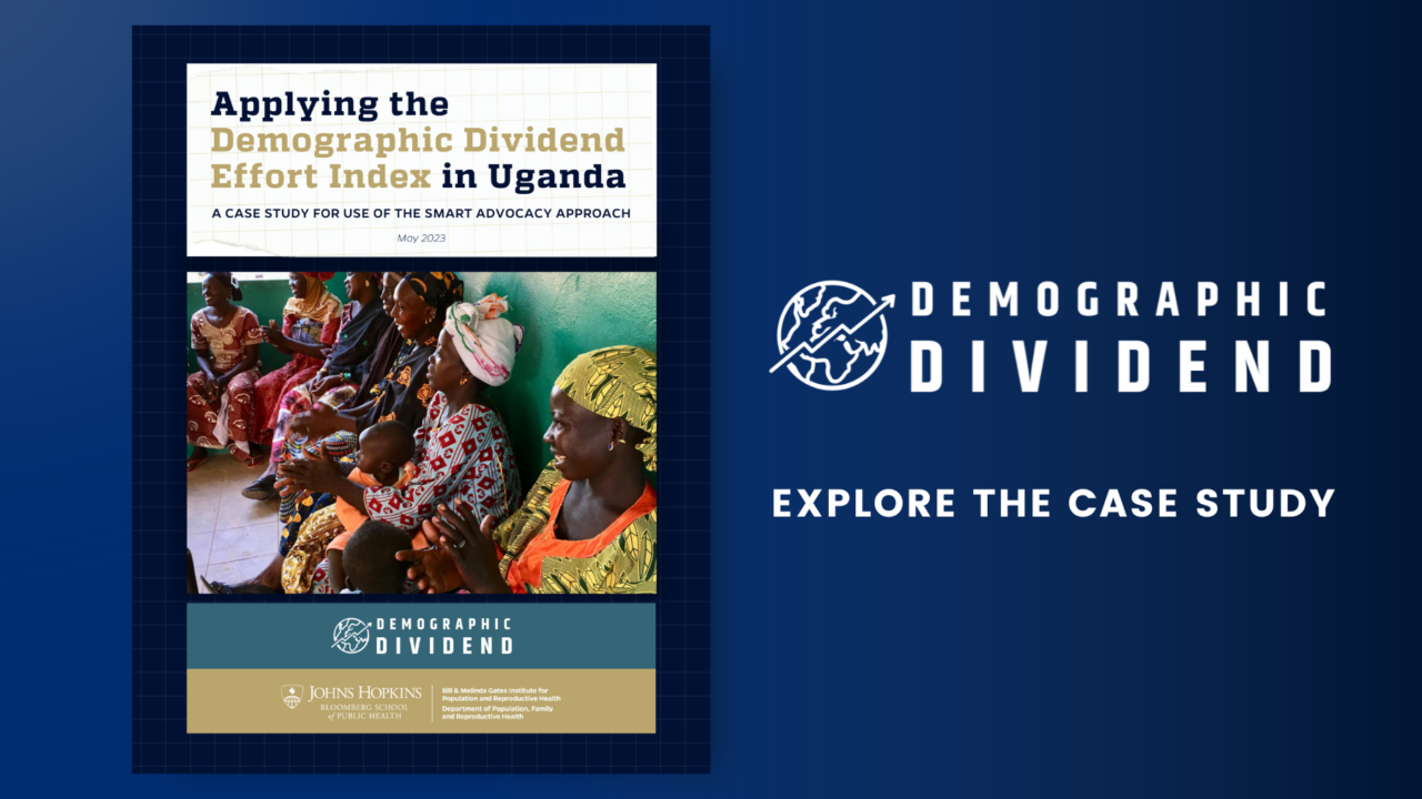 Aplicación del índice de esfuerzo del dividendo demográfico en Uganda: Un estudio de caso