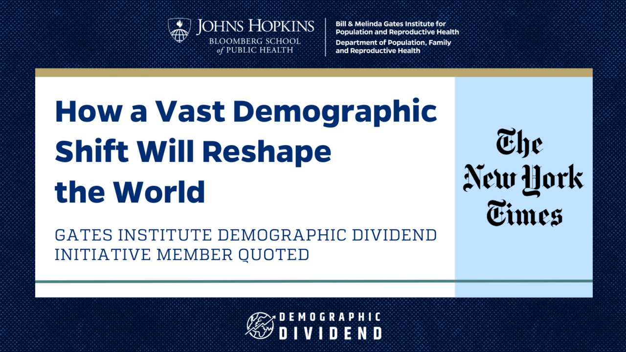 How a Vast Demographic Shift Will Reshape the World: DD Initiative Team Member Quoted
